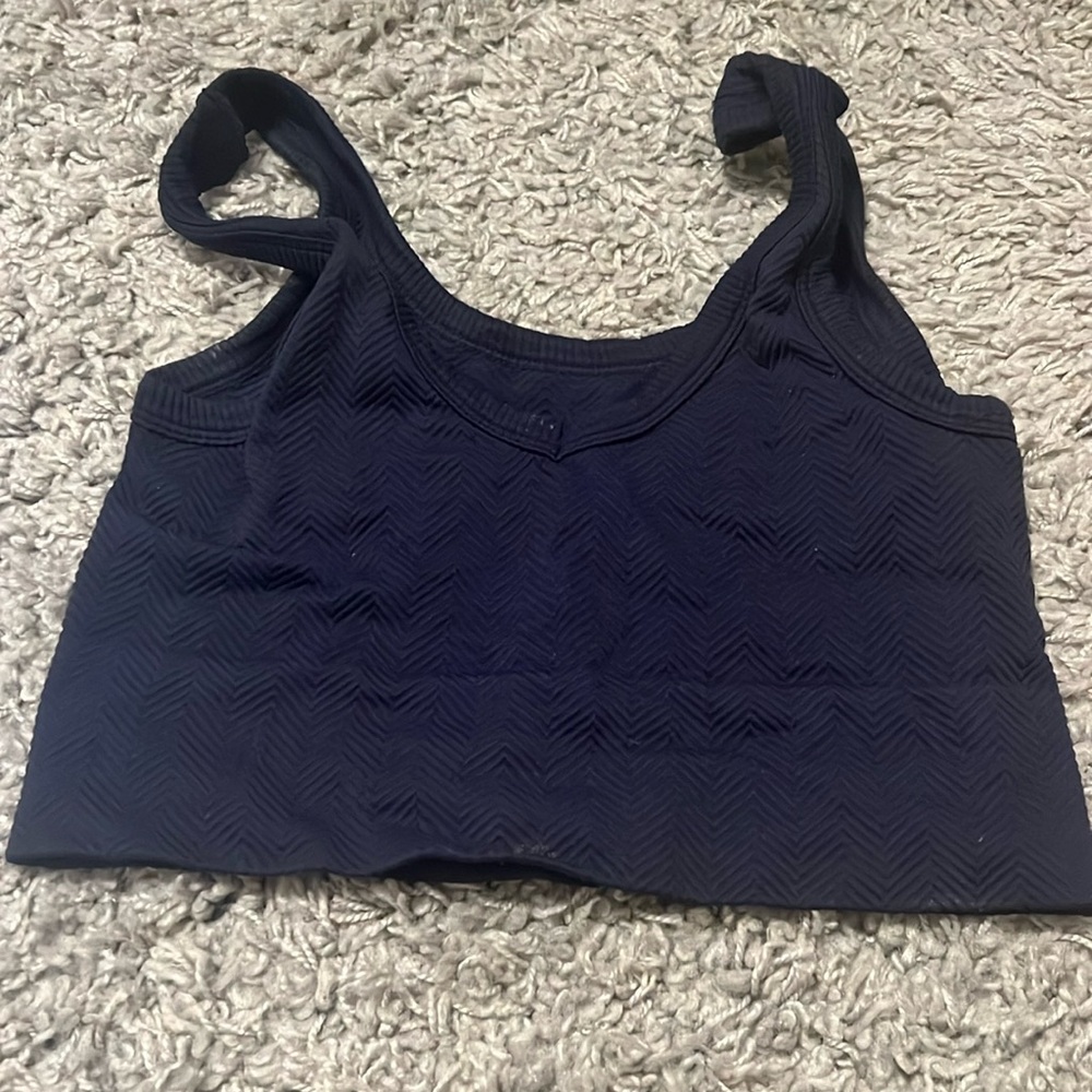 Navy tank top!!